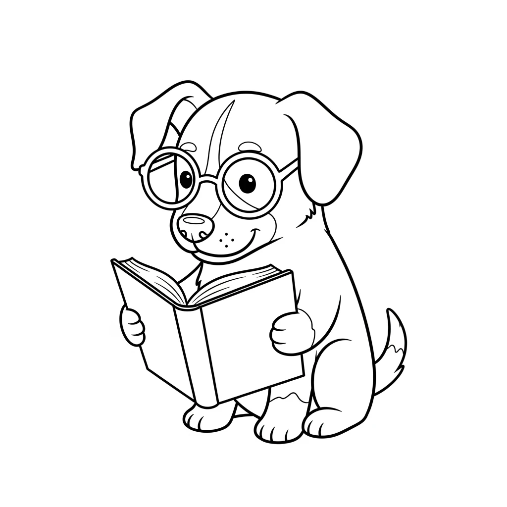 Desenhos de Cachorrinhos para Imprimir