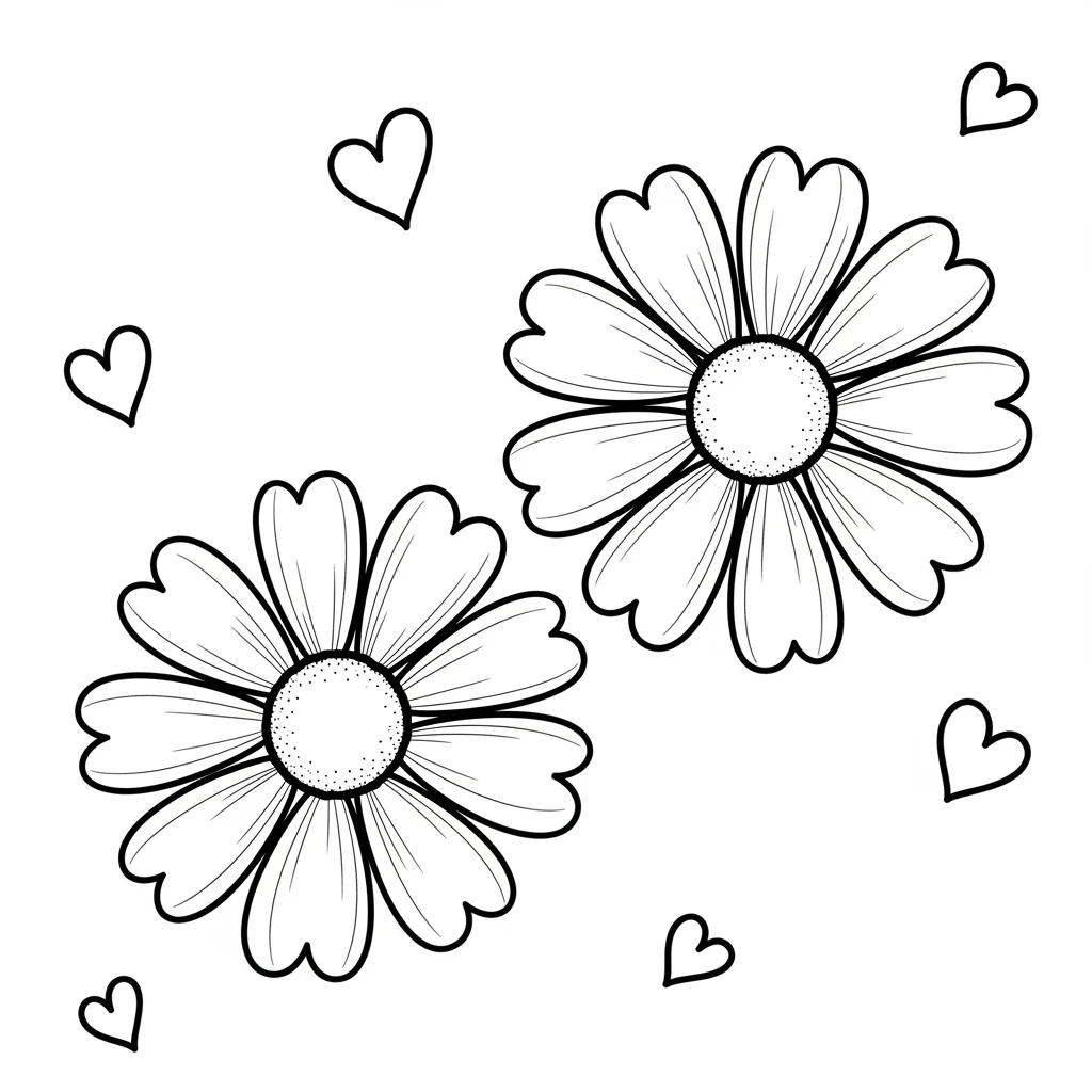 Desenhos de Flores para Colorir – Imprima e Divirta-se