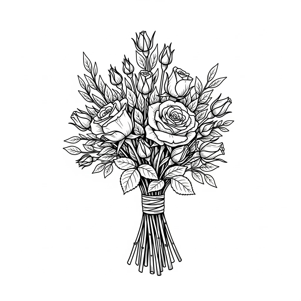 Desenhos de Flores para Colorir – Imprima e Divirta-se