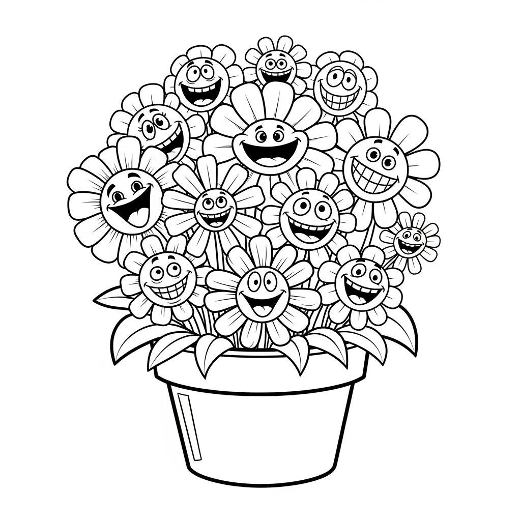 Desenhos de Flores para Colorir – Imprima e Divirta-se