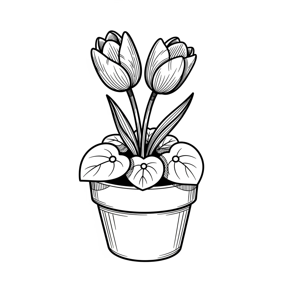 Desenhos de Flores para Colorir – Imprima e Divirta-se