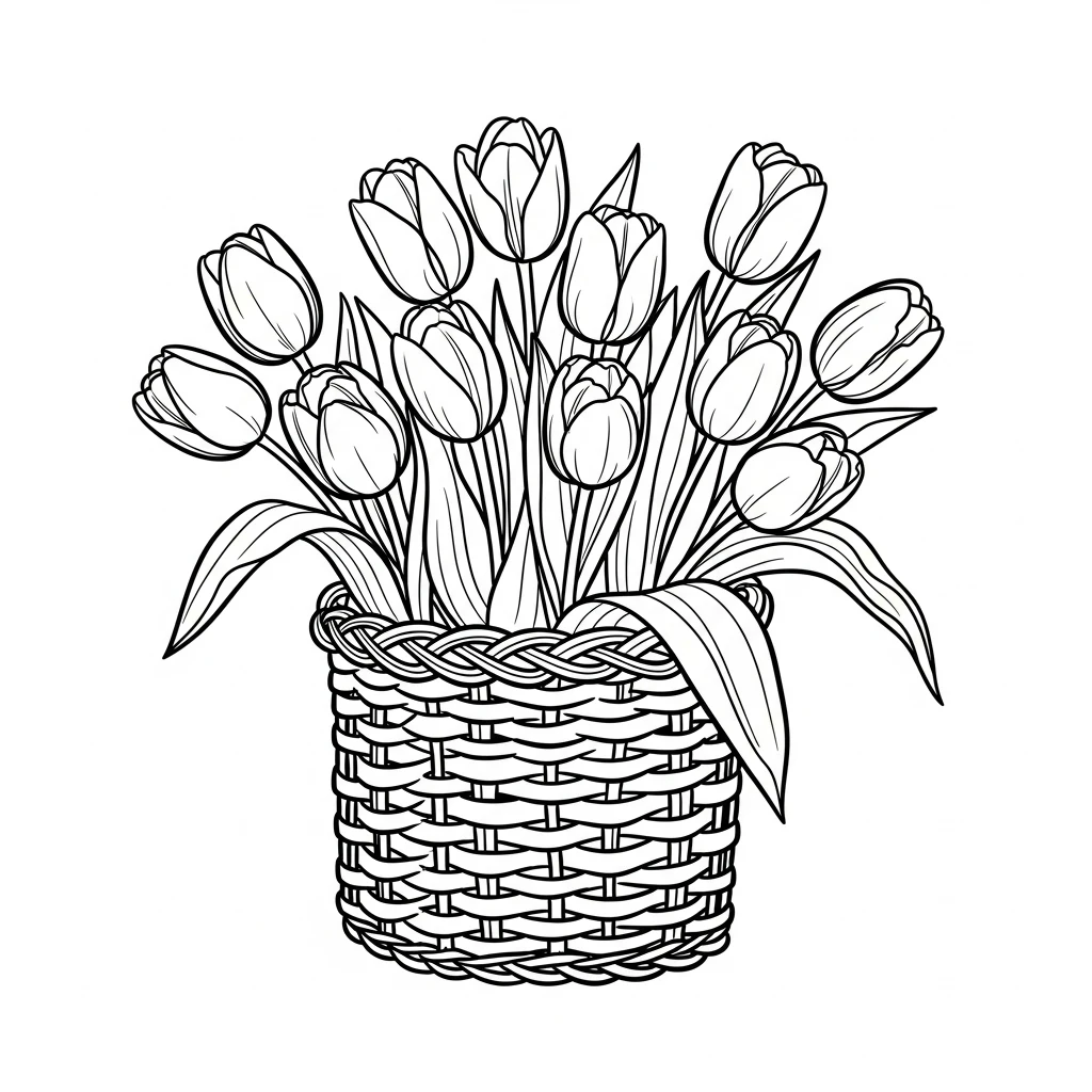Desenhos de Flores para Colorir – Imprima e Divirta-se
