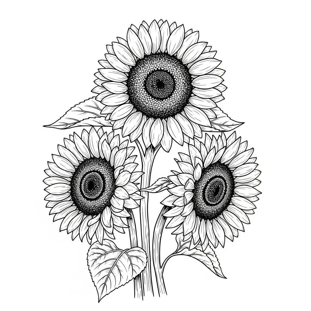 Desenhos de Flores para Colorir – Imprima e Divirta-se