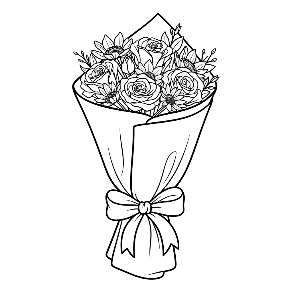 Desenhos de Flores para Colorir – Imprima e Divirta-se