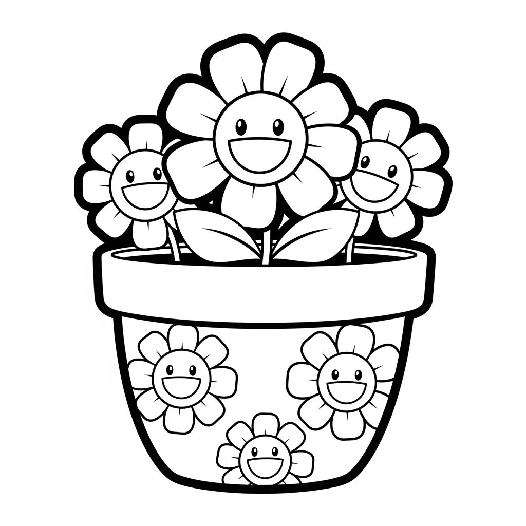 Desenhos de Flores para Colorir – Imprima e Divirta-se