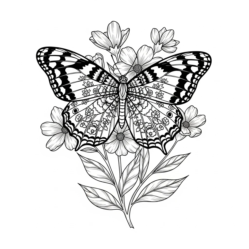 Desenhos de Flores para Colorir – Imprima e Divirta-se