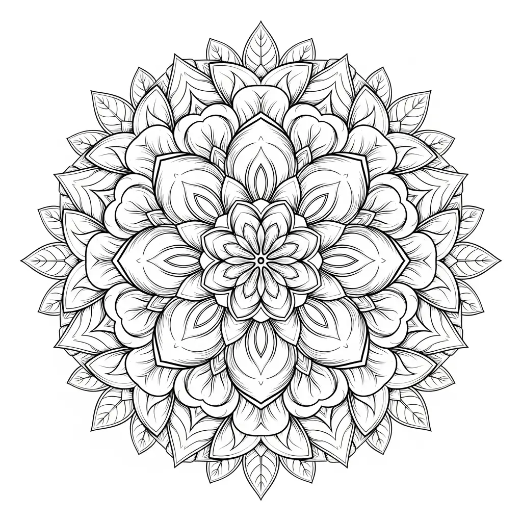 Desenhos de Flores para Colorir – Imprima e Divirta-se