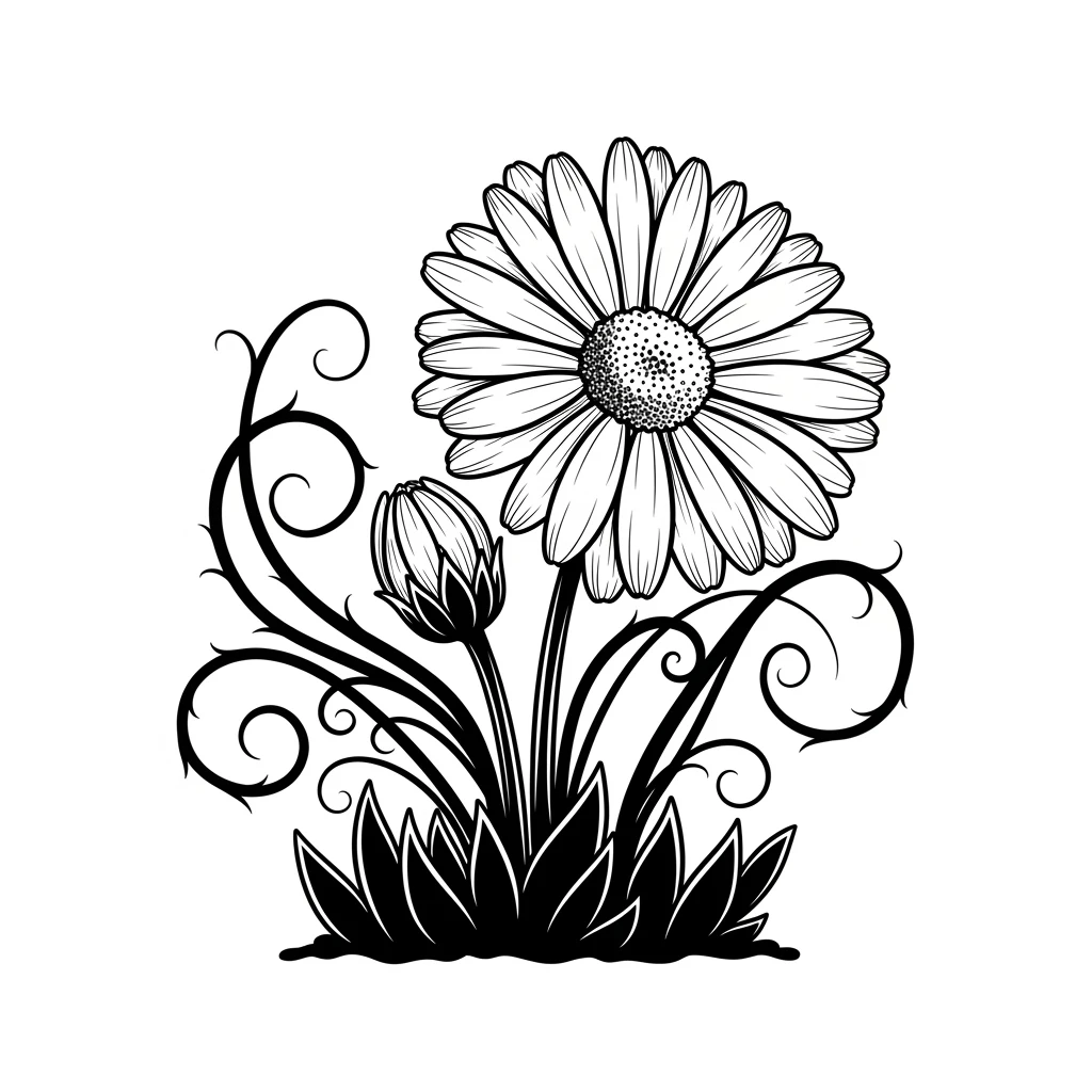 Desenhos de Flores para Colorir – Imprima e Divirta-se