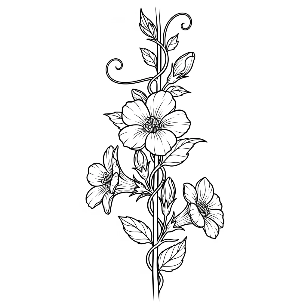 Desenhos de Flores para Colorir – Imprima e Divirta-se