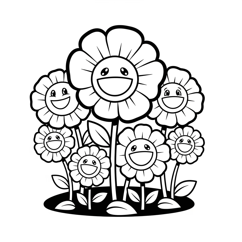 Desenhos de Flores para Colorir – Imprima e Divirta-se