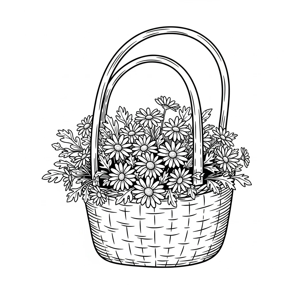Desenhos de Flores para Colorir – Imprima e Divirta-se