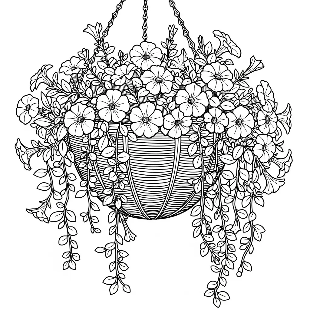 Desenhos de Flores para Colorir – Imprima e Divirta-se