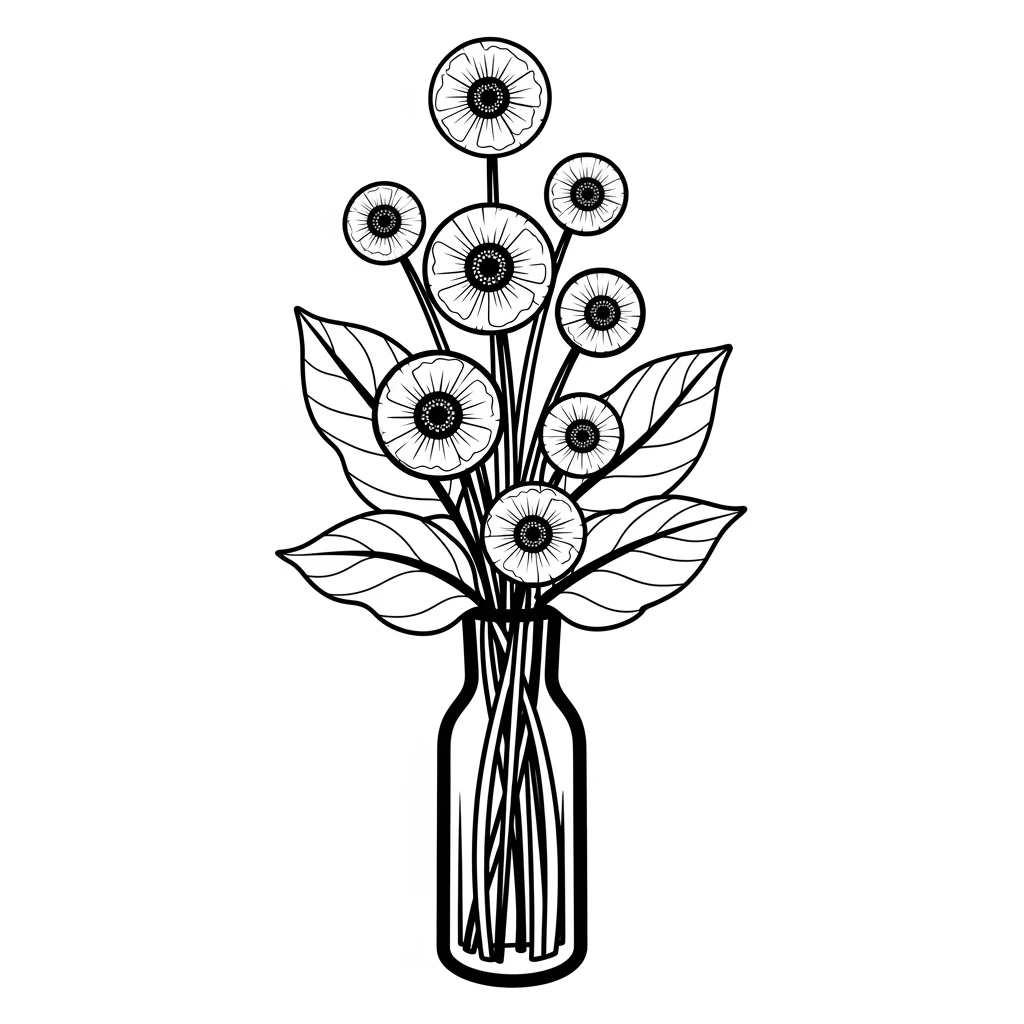 Desenhos de Flores para Colorir – Imprima e Divirta-se