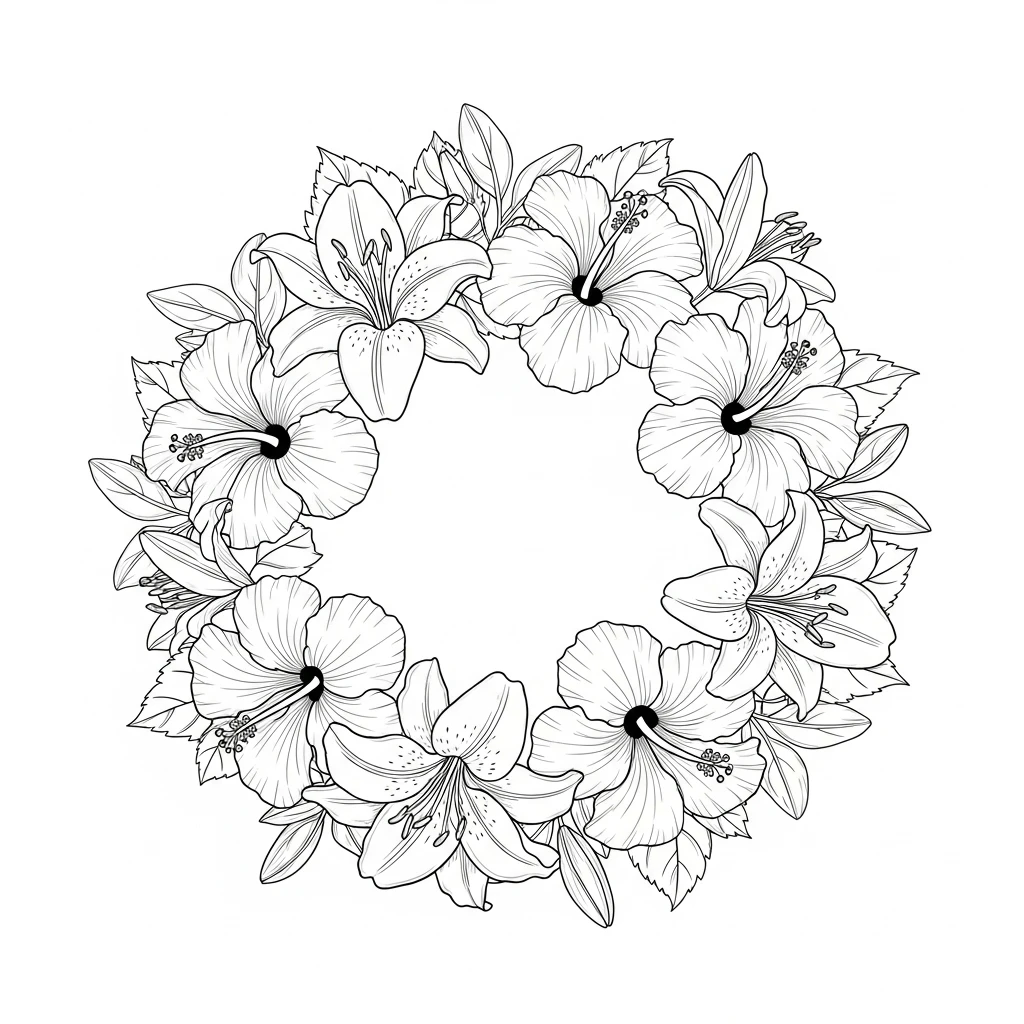 Desenhos de Flores para Colorir – Imprima e Divirta-se