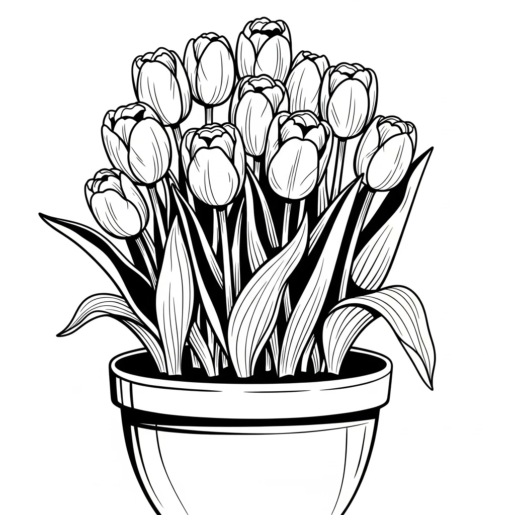 Desenhos de Flores para Colorir – Imprima e Divirta-se