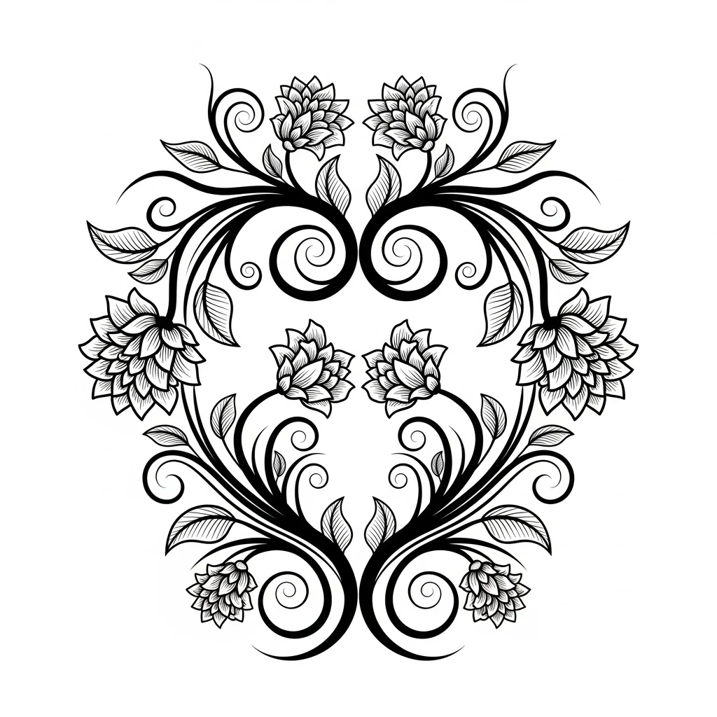 Desenhos de Flores para Colorir – Imprima e Divirta-se