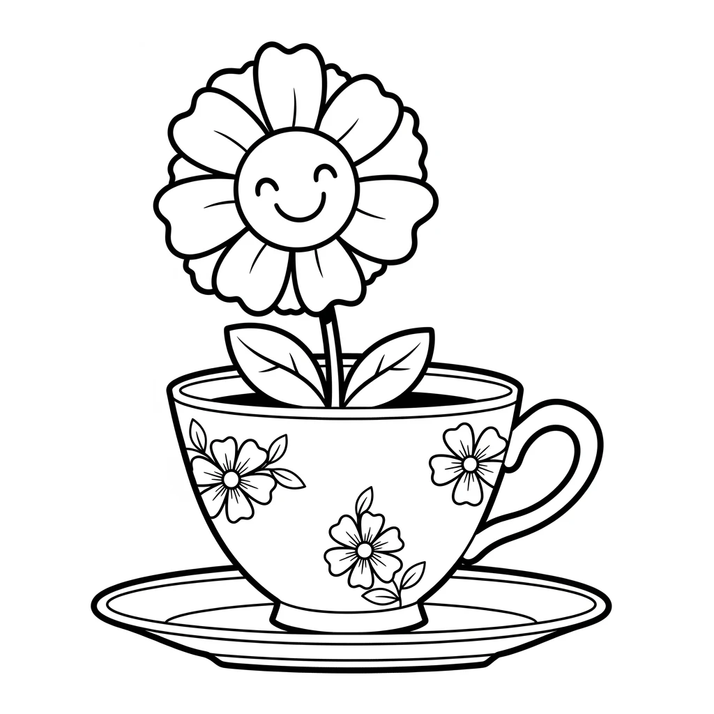 Desenhos de Flores para Colorir – Imprima e Divirta-se