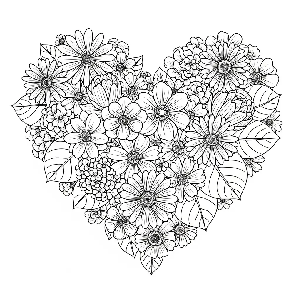 Desenhos de Flores para Colorir – Imprima e Divirta-se