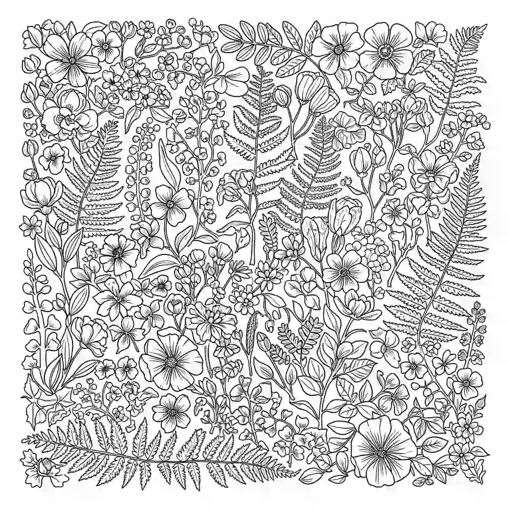 Desenhos de Flores para Colorir – Imprima e Divirta-se