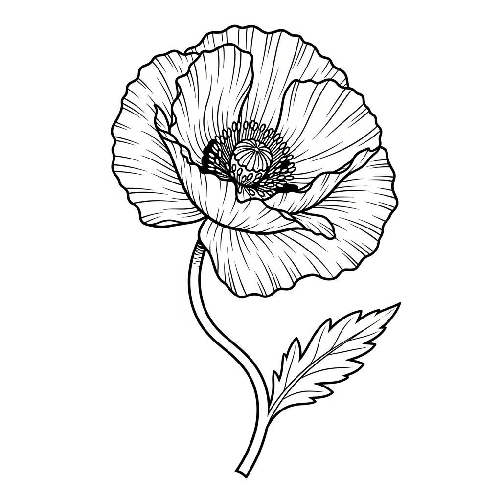Desenhos de Flores para Colorir – Imprima e Divirta-se