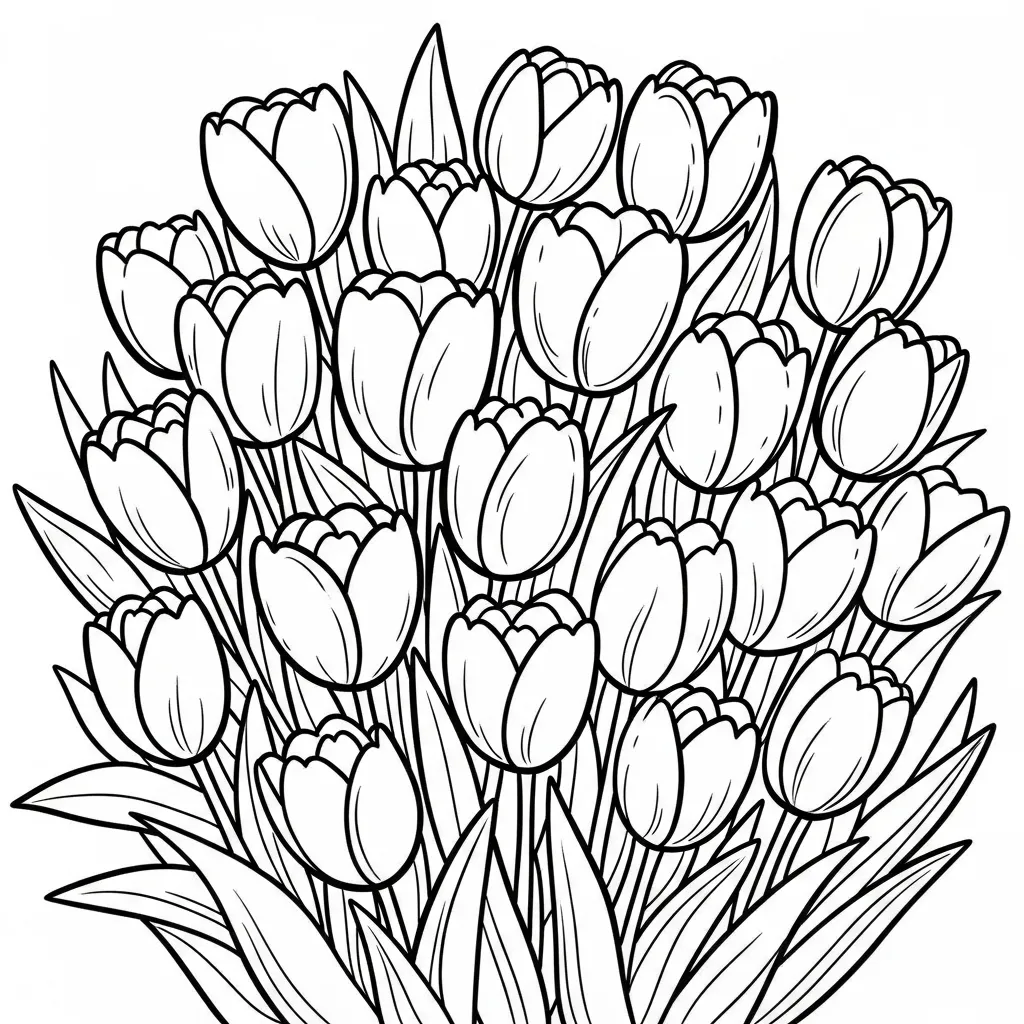 Desenhos de Flores para Colorir – Imprima e Divirta-se