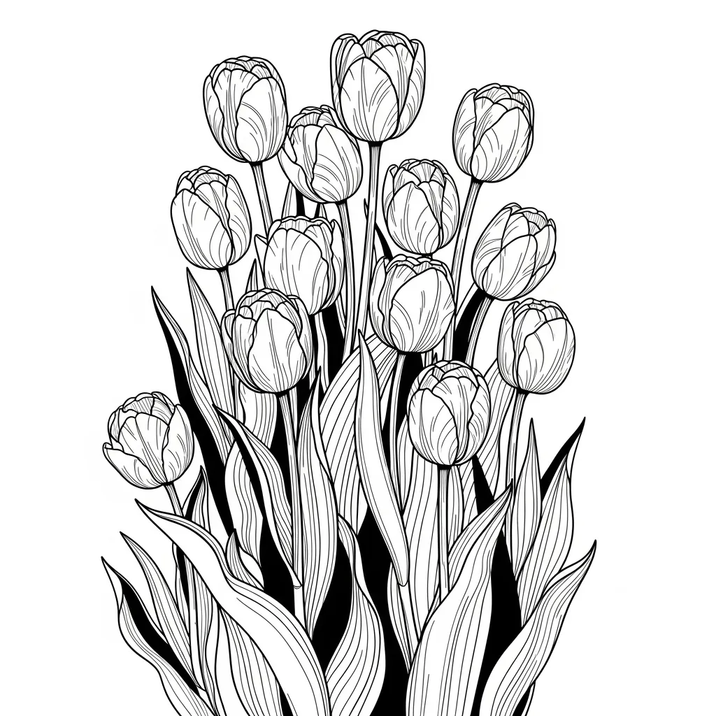 Desenhos de Flores para Colorir – Imprima e Divirta-se