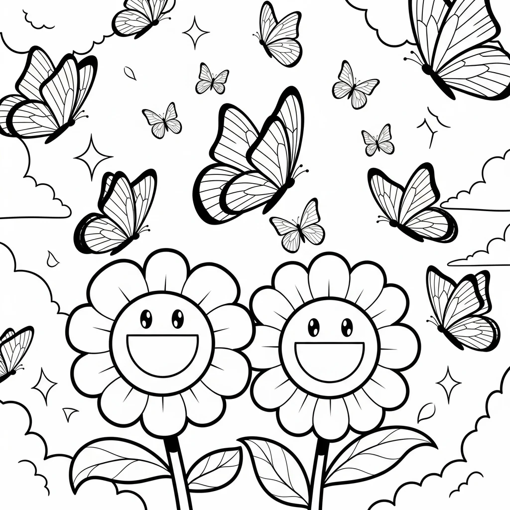 Desenhos de Flores para Colorir – Imprima e Divirta-se