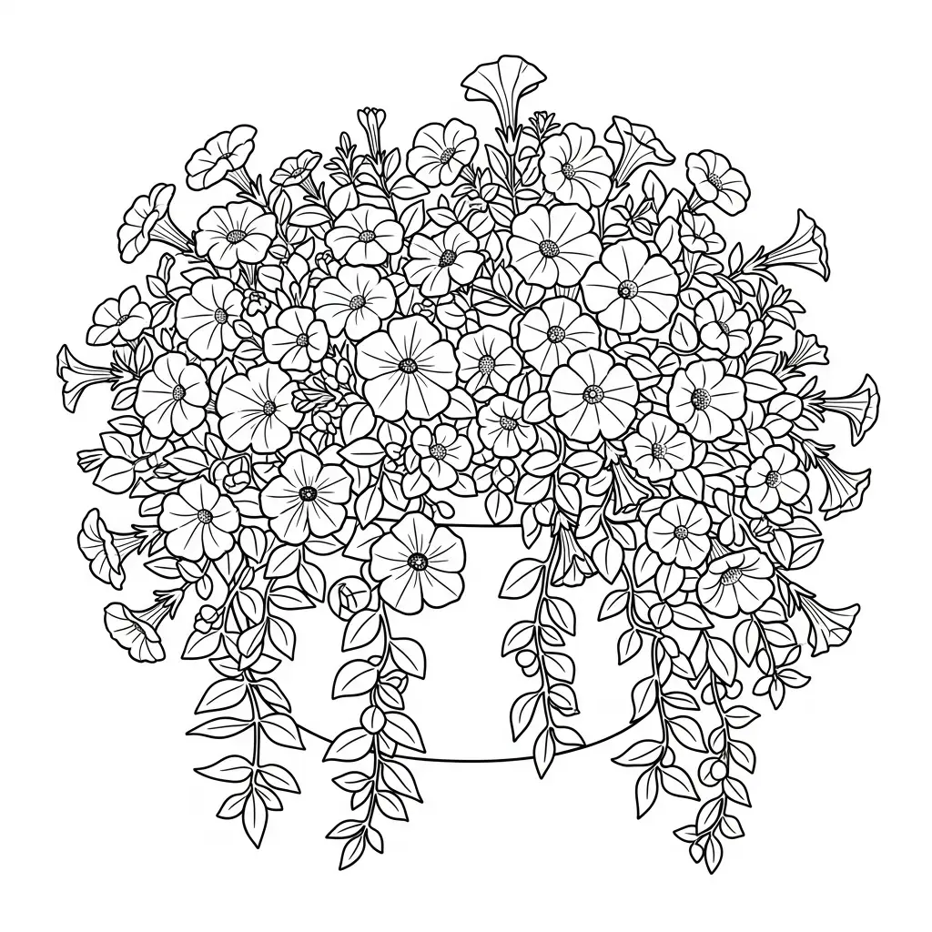 Desenhos de Flores para Colorir – Imprima e Divirta-se