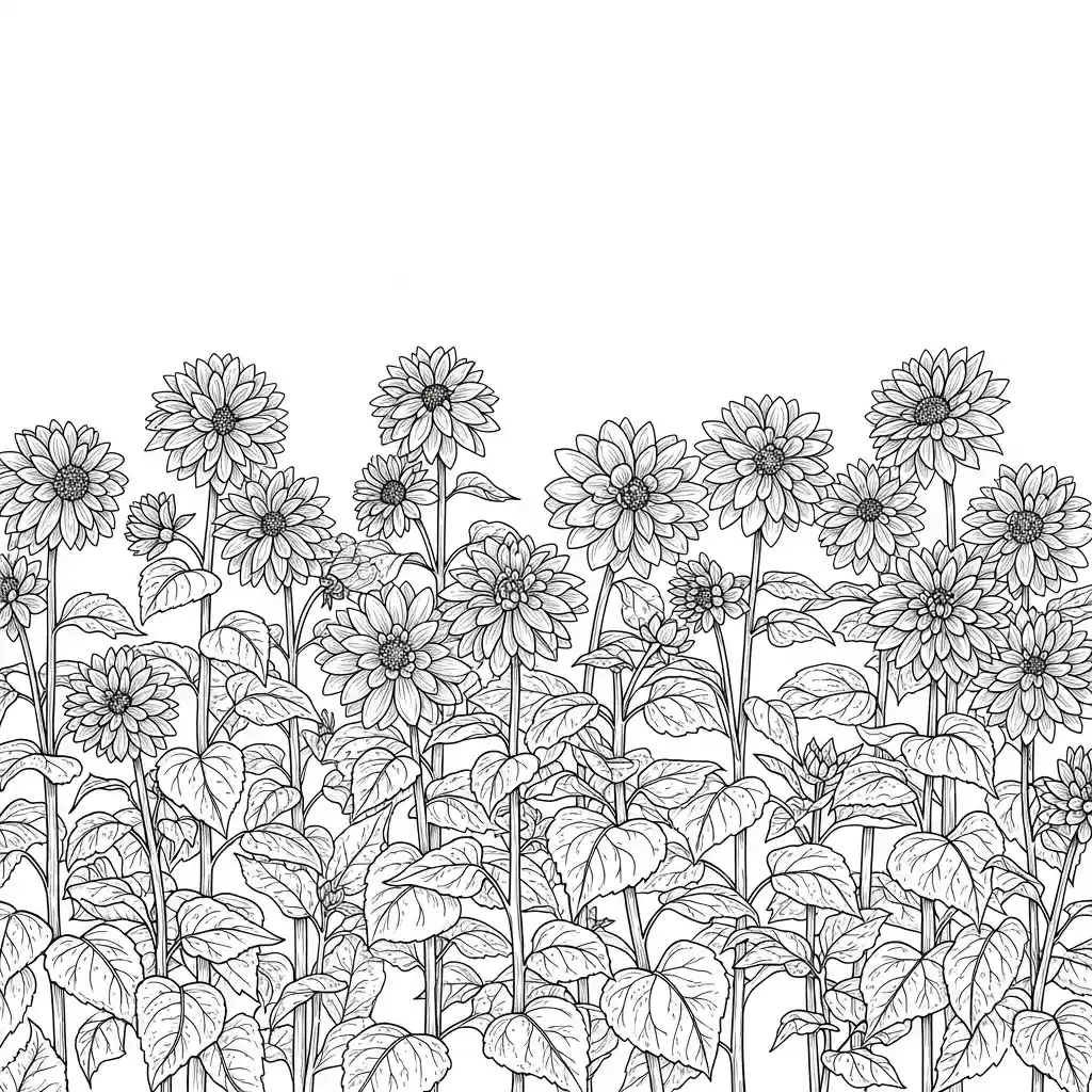 Desenhos de Flores para Colorir – Imprima e Divirta-se