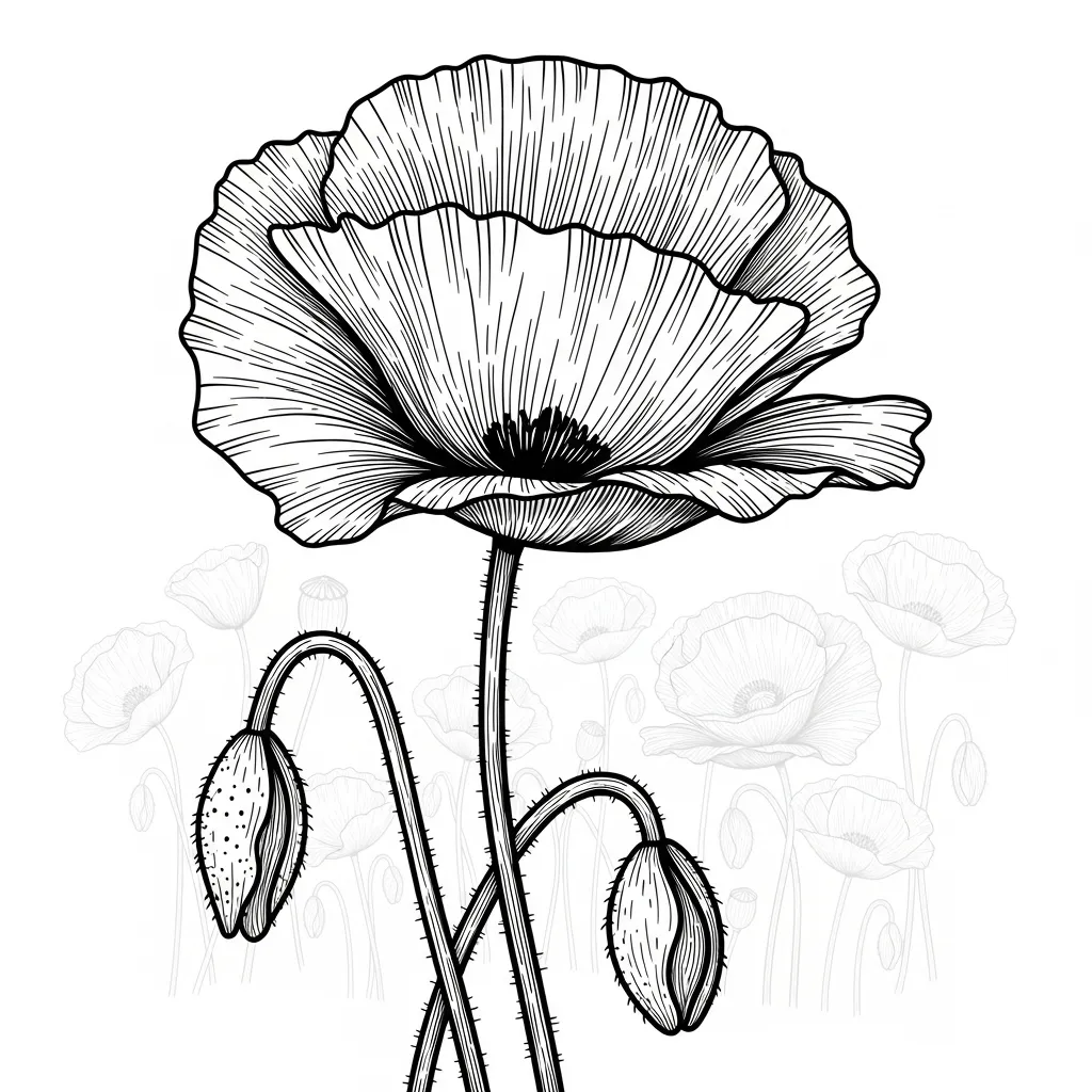 Desenhos de Flores para Colorir – Imprima e Divirta-se