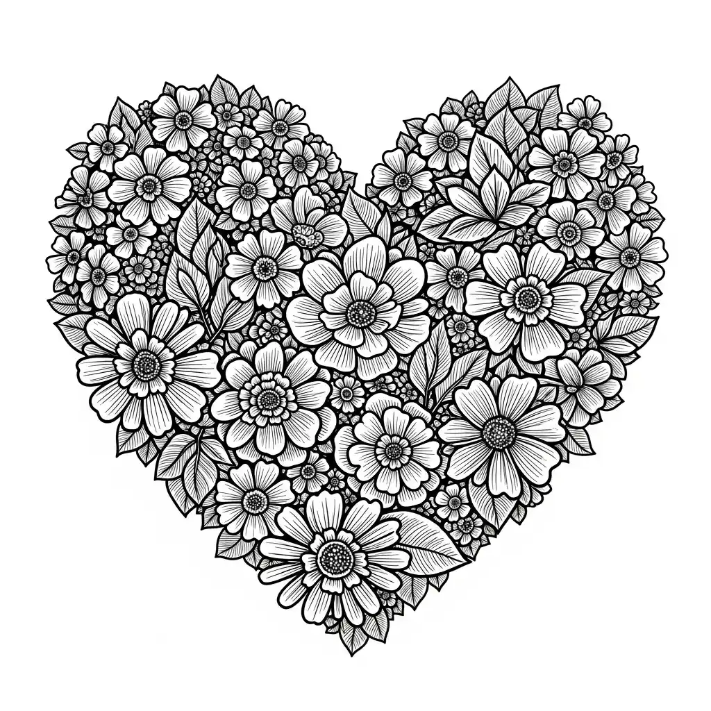 Desenhos de Flores para Colorir – Imprima e Divirta-se