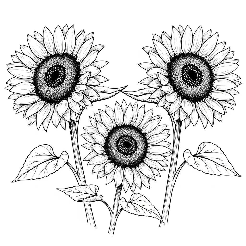 Desenhos de Flores para Colorir – Imprima e Divirta-se