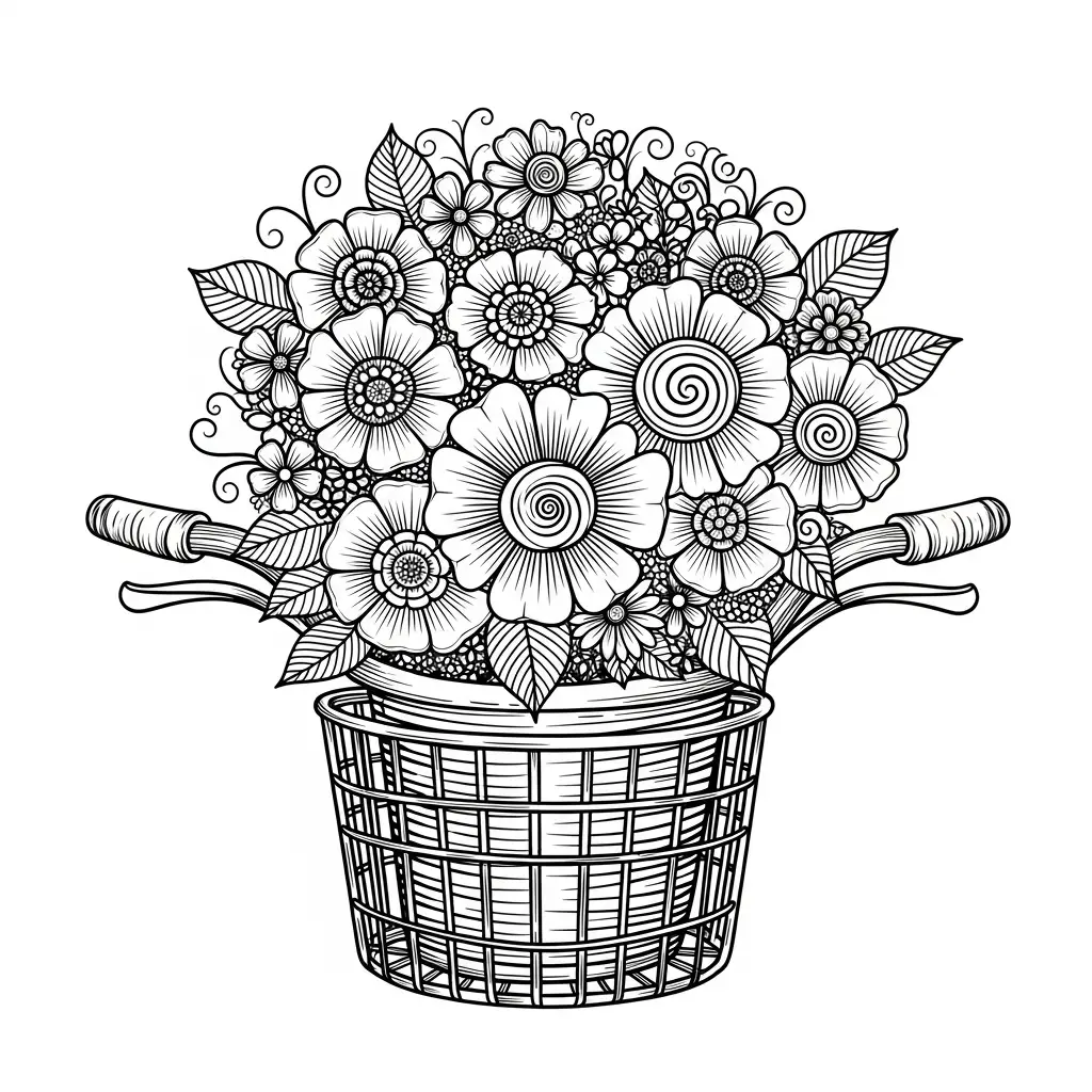 Desenhos de Flores para Colorir – Imprima e Divirta-se