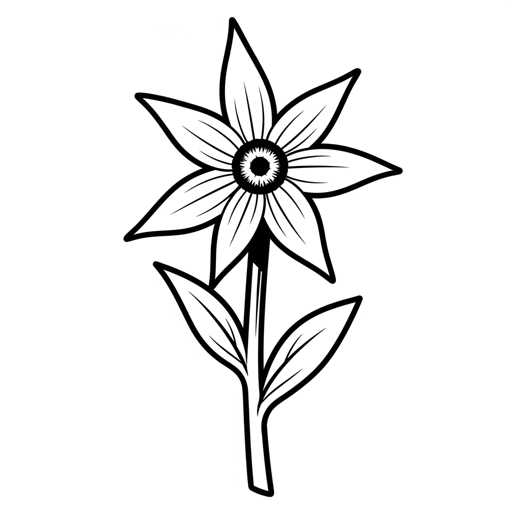 Desenhos de Flores para Colorir – Imprima e Divirta-se