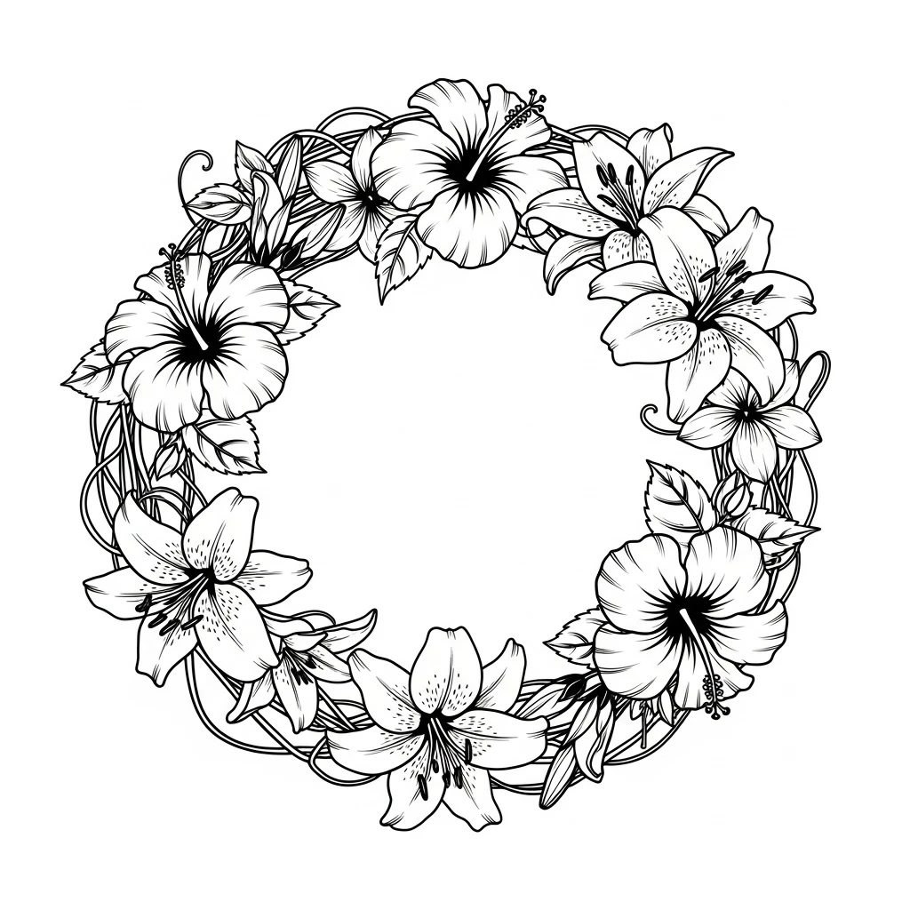 Desenhos de Flores para Colorir – Imprima e Divirta-se