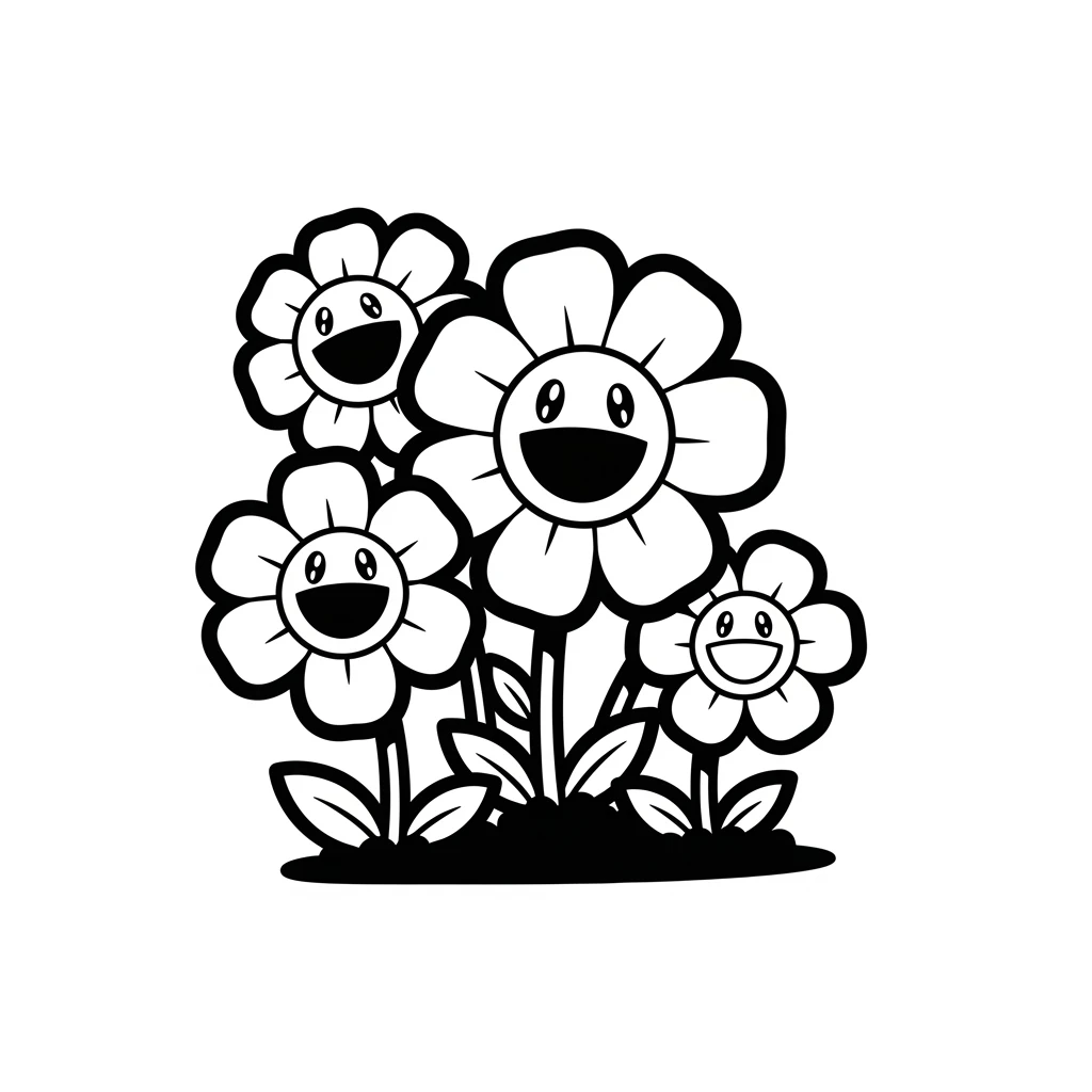 Desenhos de Flores para Colorir – Imprima e Divirta-se