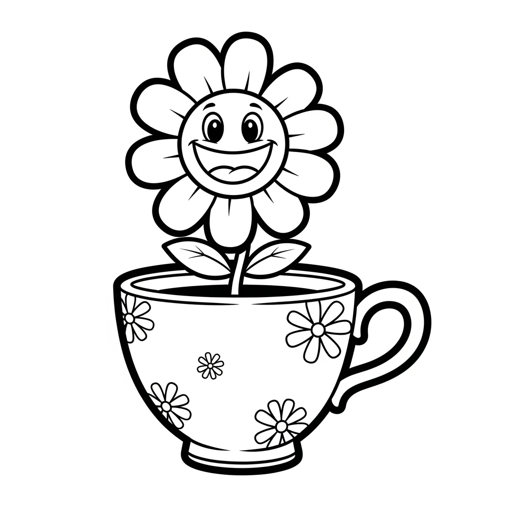 Desenhos de Flores para Colorir – Imprima e Divirta-se