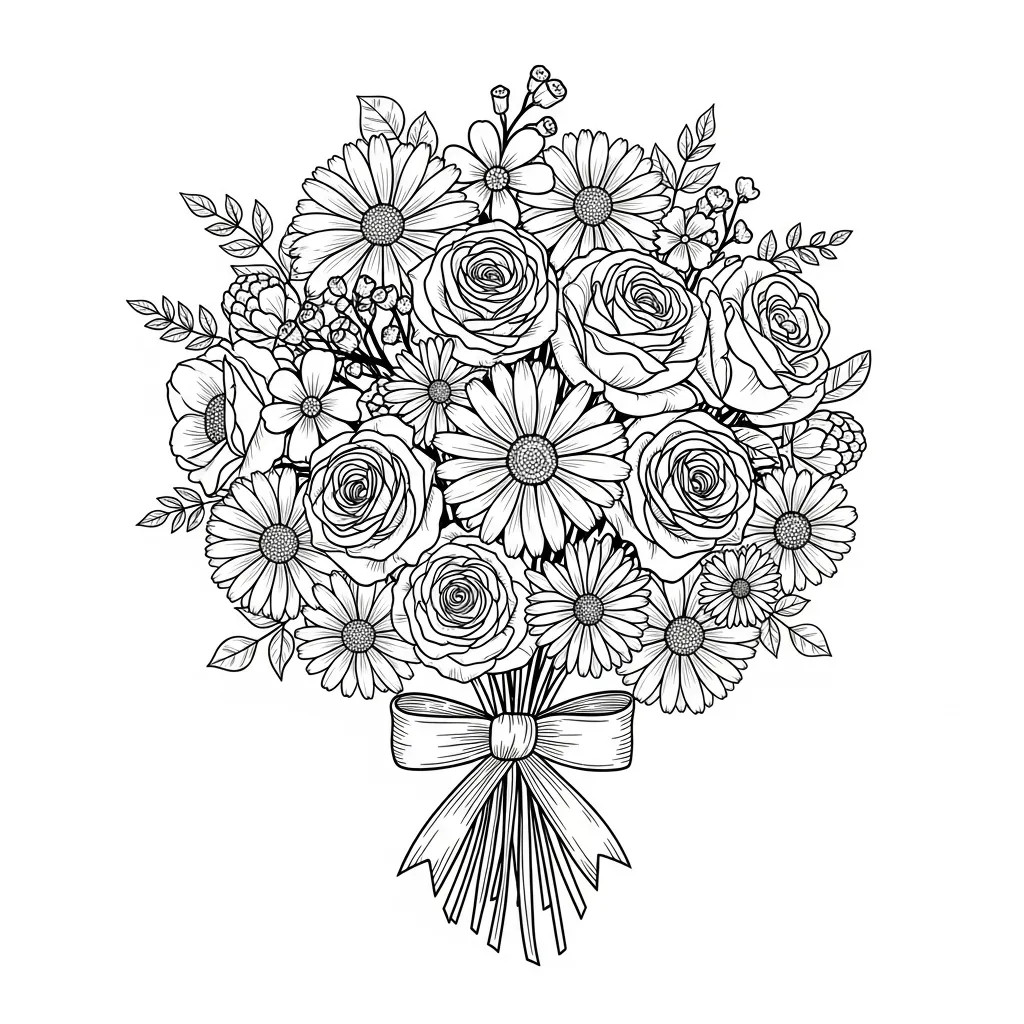 Desenhos de Flores para Colorir – Imprima e Divirta-se