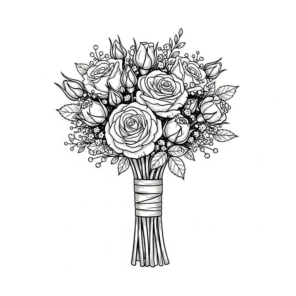 Desenhos de Flores para Colorir – Imprima e Divirta-se