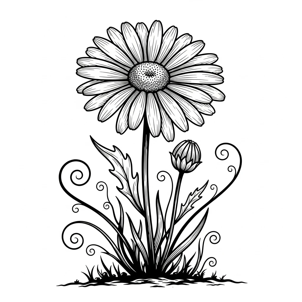 Desenhos de Flores para Colorir – Imprima e Divirta-se