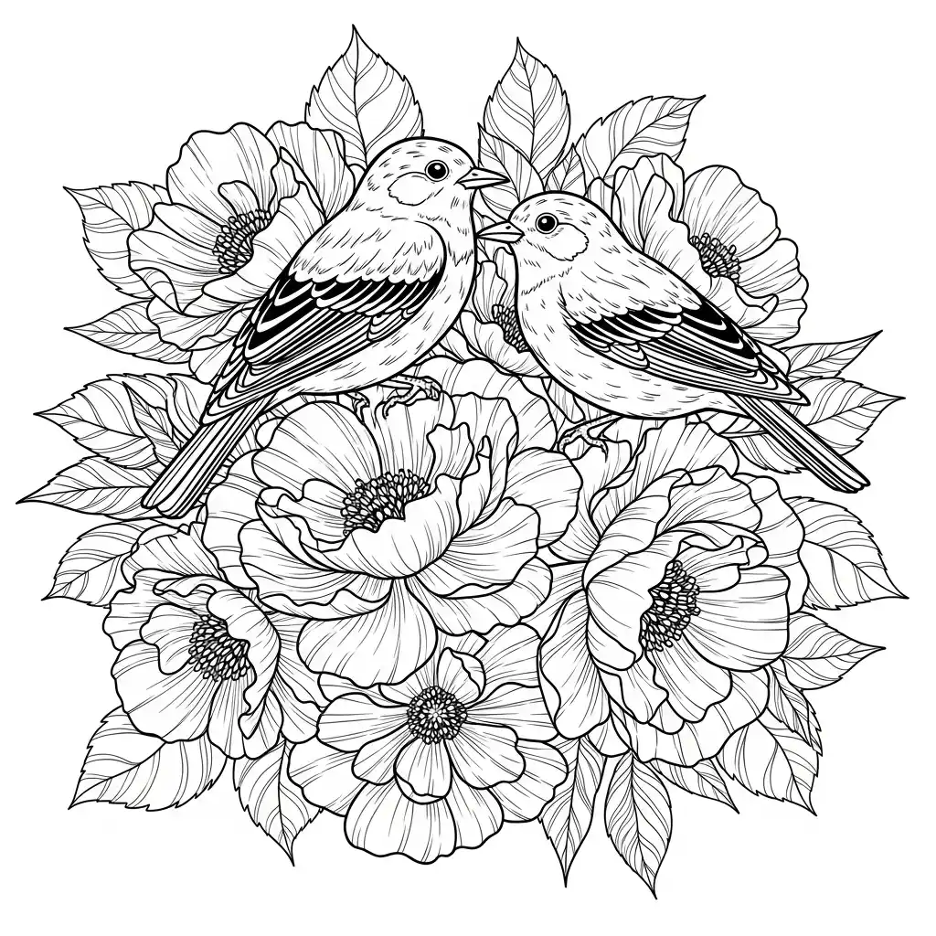 Desenhos de Flores para Colorir – Imprima e Divirta-se