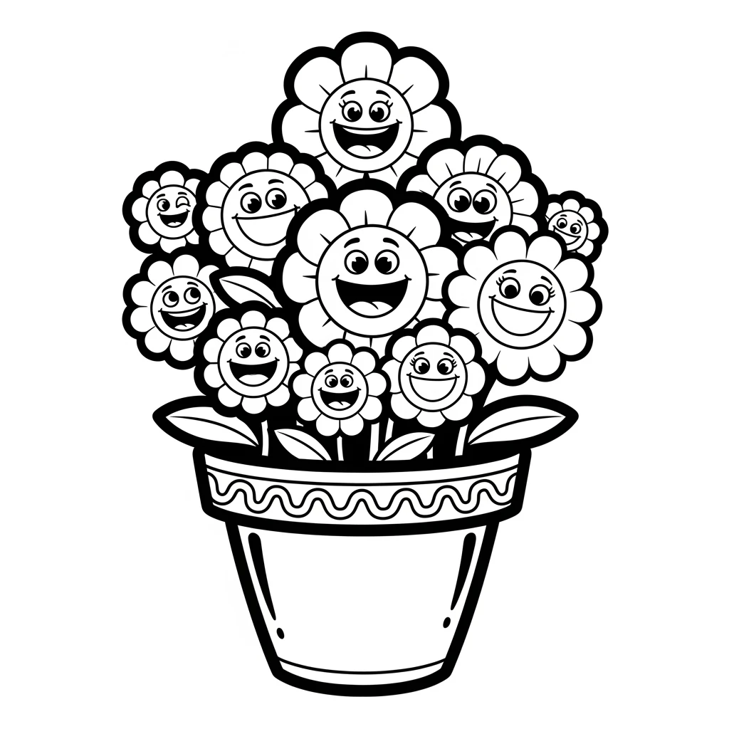 Desenhos de Flores para Colorir – Imprima e Divirta-se