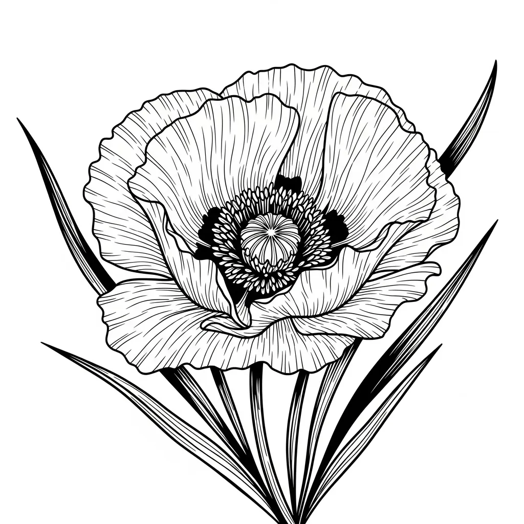 Desenhos de Flores para Colorir – Imprima e Divirta-se