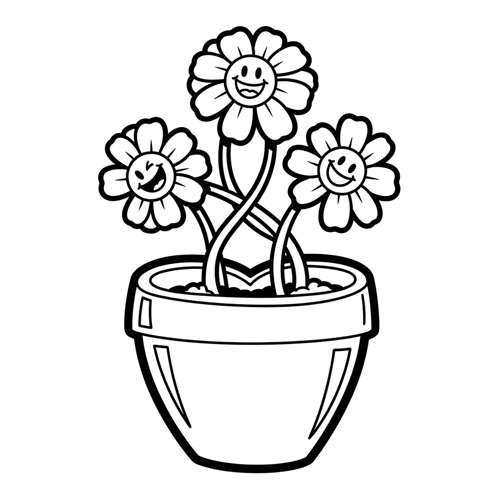 Desenhos de Flores para Colorir – Imprima e Divirta-se