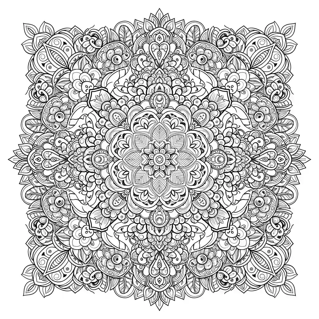 Desenhos de Flores para Colorir – Imprima e Divirta-se