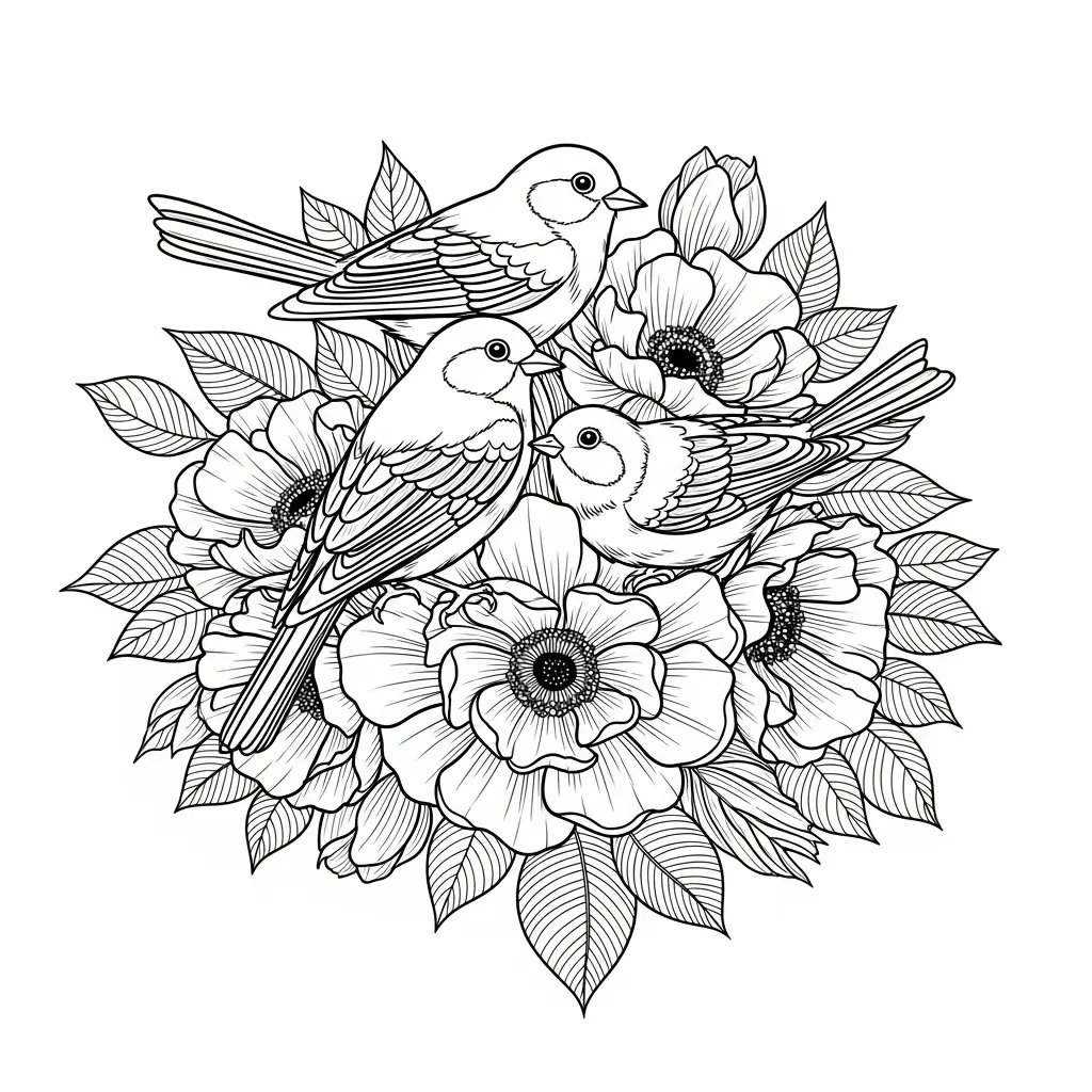 Desenhos de Flores para Colorir – Imprima e Divirta-se