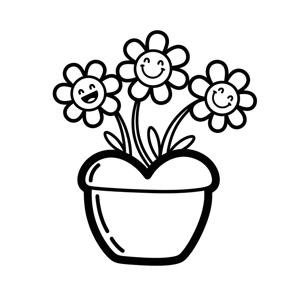 Desenhos de Flores para Colorir – Imprima e Divirta-se