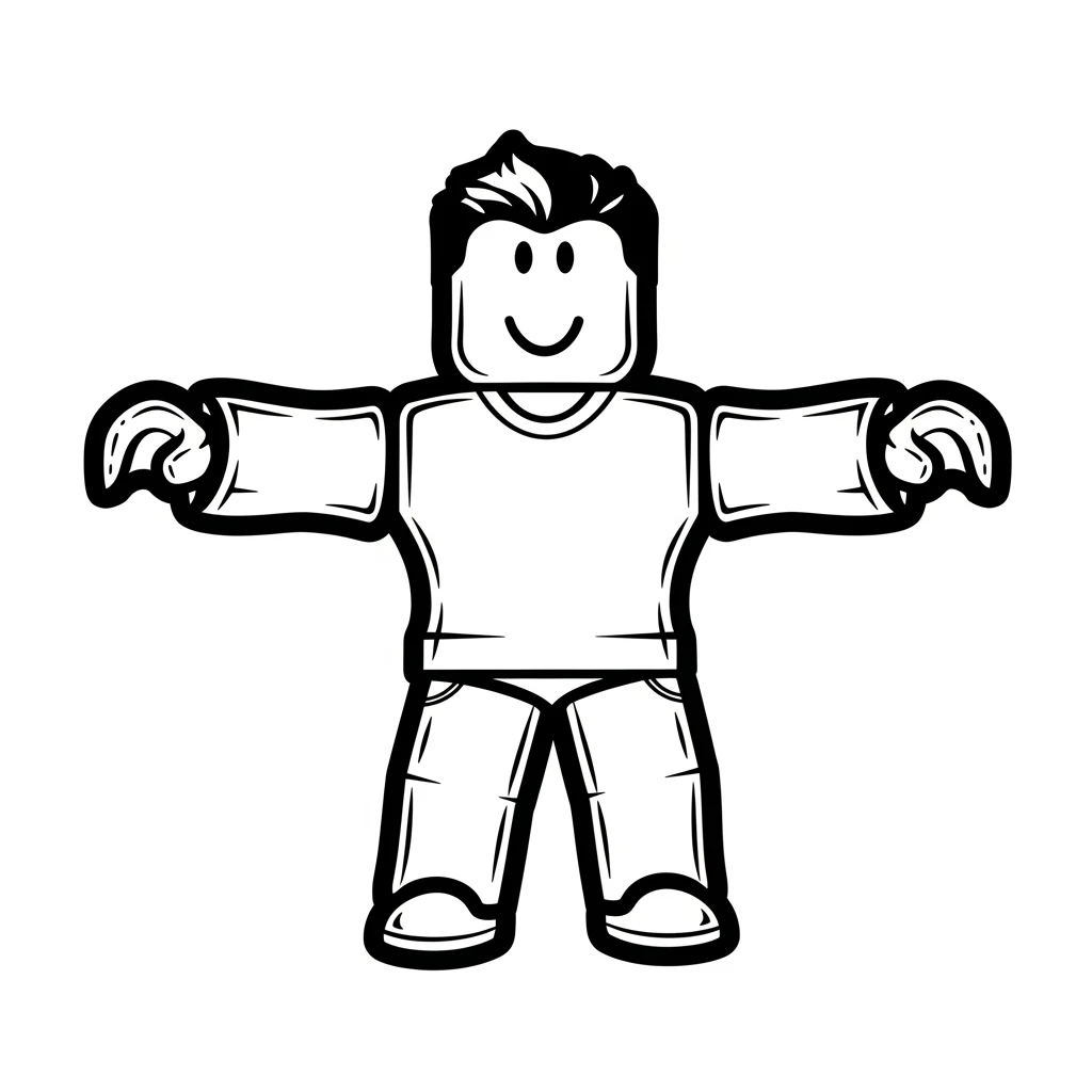 Desenhos de Roblox para imprimir e colorir