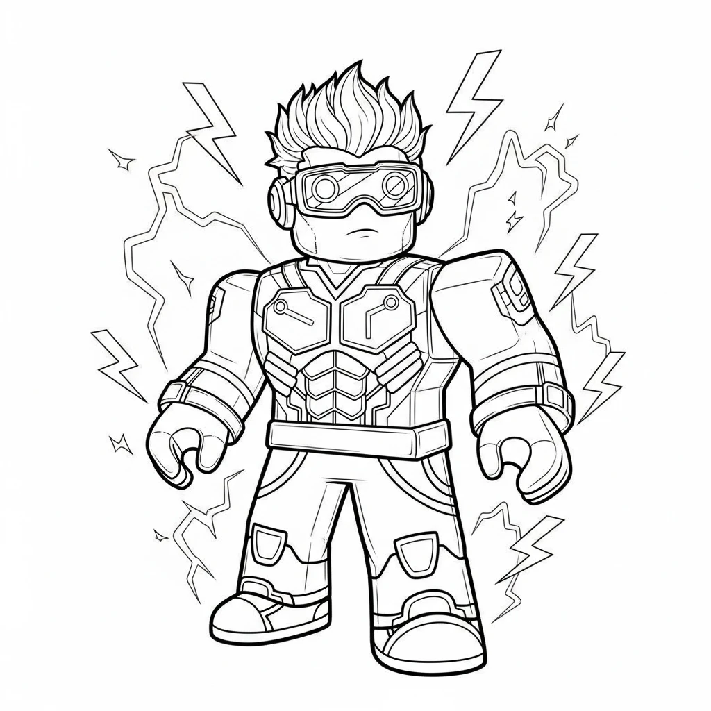 Desenhos de Roblox para imprimir e colorir
