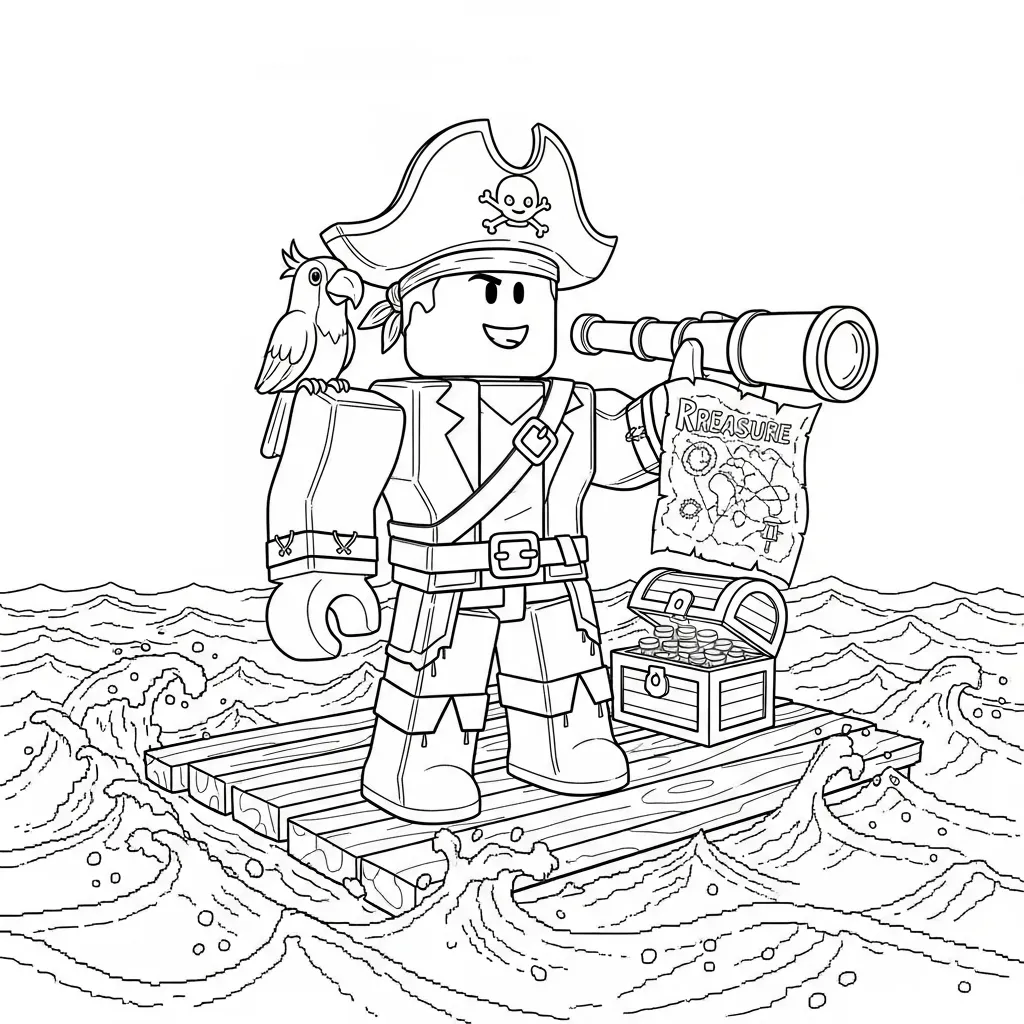 Desenhos de Roblox para imprimir e colorir